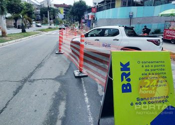 [BRK] Somente no primeiro semestre, empresa avançou com mais de 2.900 metros de novas redes de esgoto em Cachoeiro-ES