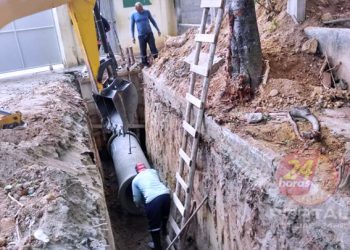 [Drenagem] Prefeitura inicia obra para acabar com alagamentos em localidade de Soturno