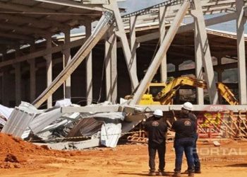 [Vítima fatal] Acidente em obra de galpão em Atílio Viváqua-ES deixa um morto e dois feridos