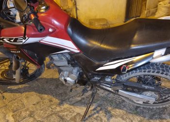Moto roubada em Vargem alta