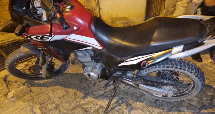 Moto roubada em Vargem alta