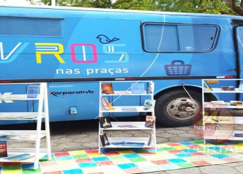 Cachoeiro recebe biblioteca sobre rodas com acervo de 2.000 livros para leitura e empréstimo gratuitos