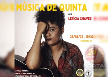 [Espaço Thelema] Música de Quinta, com Letícia Chaves