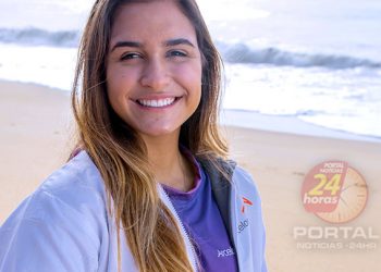 ArcelorMittal Tubarão patrocina bodyboarder Luna Hardman
