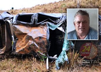 Motorista morre após capotar carro no interior do Estado