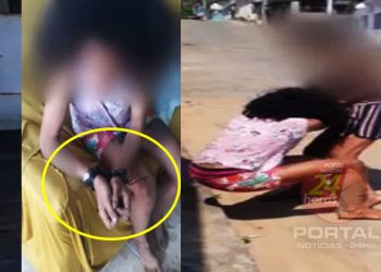 [MUNDO CÃO] Vai em cana, mãe que mantinha filha em cárcere privado, com pés e mãos amarrados, em São José do Calçado