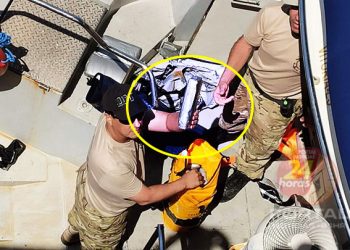 PF apreende cocaína escondida em casco de navio em porto do ES