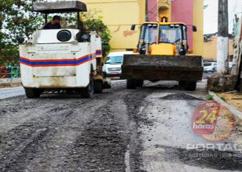 [Obras] Ruas em Cachoeiro-ES estão sendo preparadas para receber asfalto novo