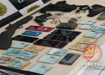 [Operação Sicut] PC prende suspeito e apreende R$ 15 mil em Cachoeiro-ES