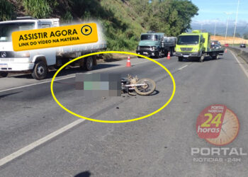 [VÍDEO] Motociclista perde a vida em grave acidente rodovia do Contorno, no ES