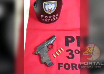 [DISPAROS] Homem é detido pela PM com arma em Guaçuí-ES