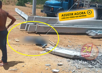 [VÍDEO] Homem morre ao cair de altura de 15 metros enquanto trabalhava em obra no ES
