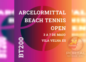 ArcelorMittal Open Beach Tennis agita Praia da Costa em maio