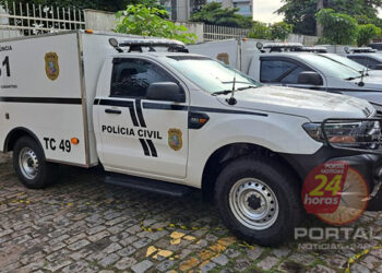 Polícia Civil recebe 12 novas viaturas para a perícia