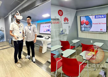 Senai ES recebe caminhão escola 5G Truck para mostrar a transformação digital na prática