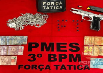 [Guaçuí] Duas armas apreendidas e dois homens detidos pela PM