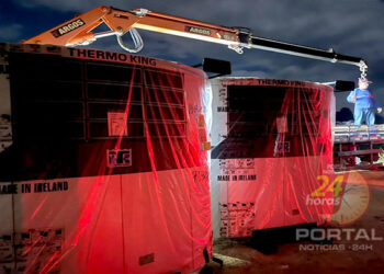 PC recupera carga de refrigeração roubada na divisa de Minas Gerais com Rio de Janeiro