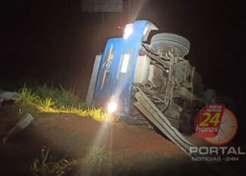 [BR-101] Motorista de caminhão tenta fugir de PRF e acaba atingindo carro dos agentes no ES