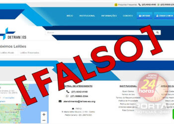[Golpe do Leilão] Detran alerta para site falso e orienta capixabas a fazerem denúncias
