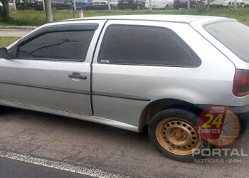 Adolescente é apreendido pela PRF em Campos-RJ após furtar carro em Cachoeiro