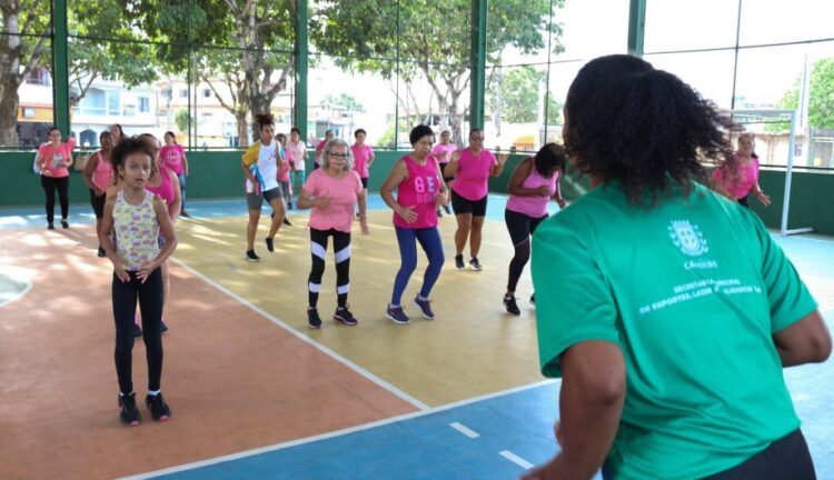 [Cachoeiro] Secretaria de Esporte reforça campanha do Outubro Rosa com “aulões” de dança mix