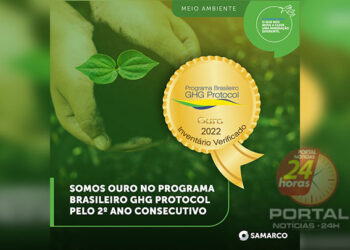 Samarco alcança selo ouro do Programa Brasileiro GHG Protocol pelo segundo ano consecutivo