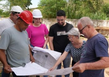 Obras de construção de novo Cras avançam no interior de Cachoeiro