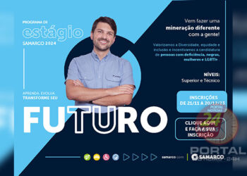 [Oportunidade] Samarco abre inscrições para o Programa de Estágio 2024
