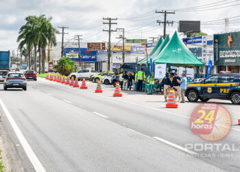 Operação Rodovida é iniciada com ação educativa na BR-101