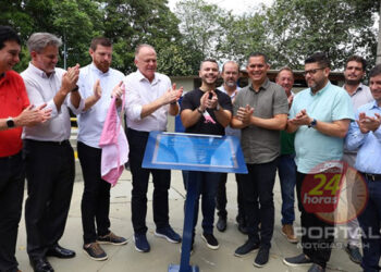 Governo do Estado inaugura obras de ampliação do Esgotamento Sanitário de Viana