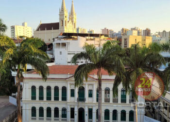 [Cachoeiro] Praça Jerônimo Monteiro interditada neste domingo (21) para remoção de palmeiras