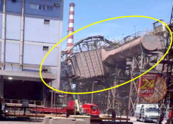 [Acidente] Estrutura metálica cai e fere dois funcionários da ArcelorMittal