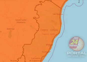 [Chuvas intensas] Inmet emite alerta para todo o Espírito Santo