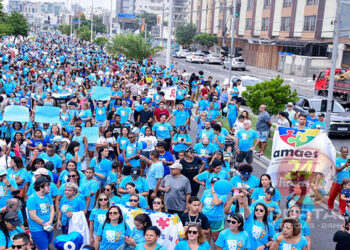 Caminhada pelas pessoas com autismo, promovida pela Amaes, tem como bandeira a união