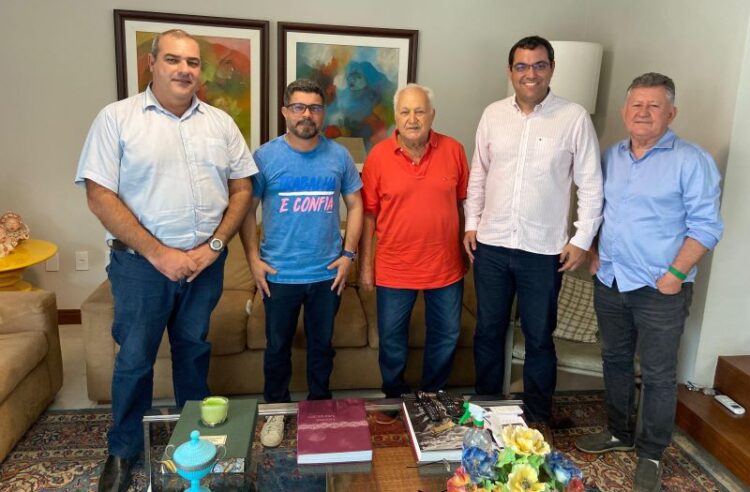Reunião aproxima Ferraço (PP) ao grupo de Allan Ferreira, Dr. Bruno e Diego Libardi