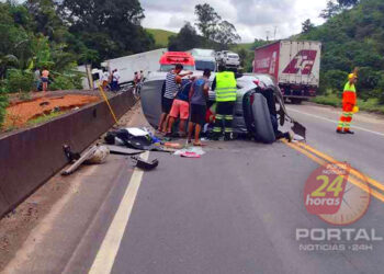 [BR-101] Grave acidente deixa dois mortos em Rio Novo do Sul