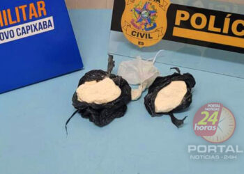 [Guaçuí] PC e PM prendem proprietário de bar e apreendem cocaína em operação