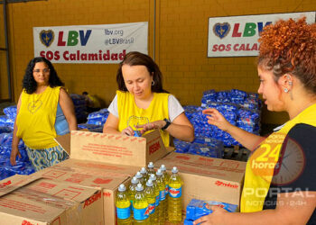 LBV mobiliza doações para atender vítimas das chuvas no Estado gaúcho