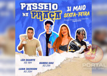 [Itapemirim] Mais uma edição do Passeio na Praça nesta sexta (31)