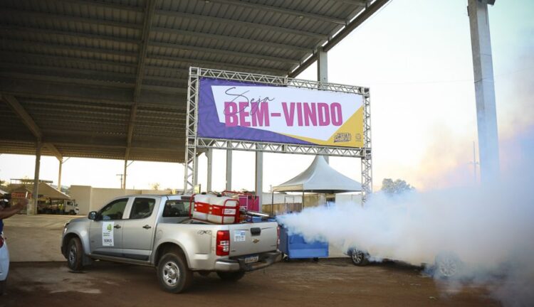 [Cachoeiro] Secretaria de Saúde reforça ações de combate a dengue no Parque de Exposição