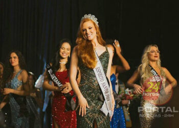 Letícia Galvão, de Guarapari, é coroada Miss Espírito Santo 2024