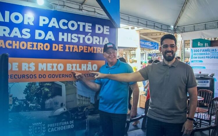 Casagrande e Victor Coelho vão anunciar megapacote de obras para Cachoeiro, nesta quarta (31)