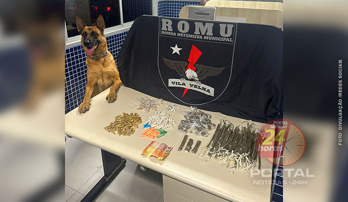 Guarda Municipal de Vila Velha apreende drogas e prende suspeito com tornozeleira eletrônica