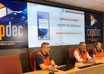[Cachoeiro] Defesa Civil participa de testes para implantação do Sistema de Alerta de emergências climáticas