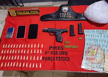 [Marataízes] Polícia Civil realiza operação e prende suspeito de tráfico de drogas