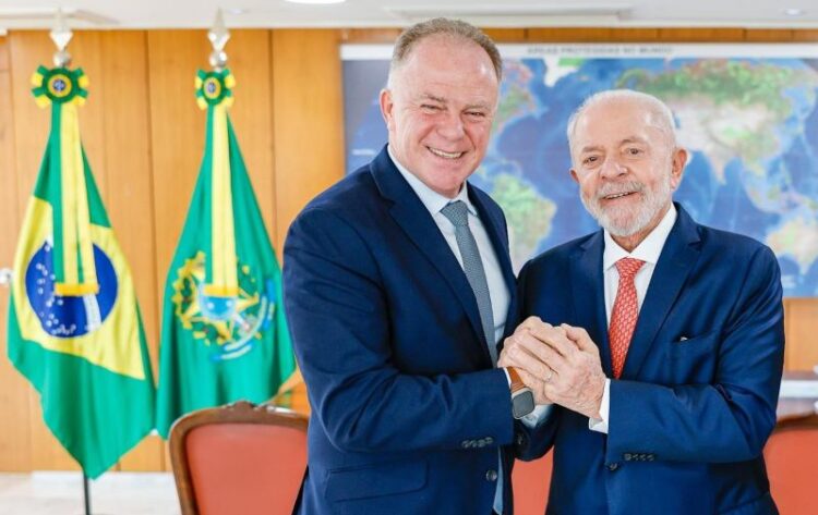 Governador Casagrande se reúne com presidente Lula no Palácio do Planalto