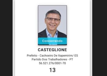 [Eleições 2024] Após recurso, Casteglione se mantém na disputa em Cachoeiro