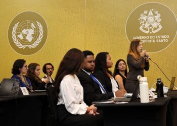 Jovens capixabas simulam acordo da ONU para questões climáticas na MiniCOP