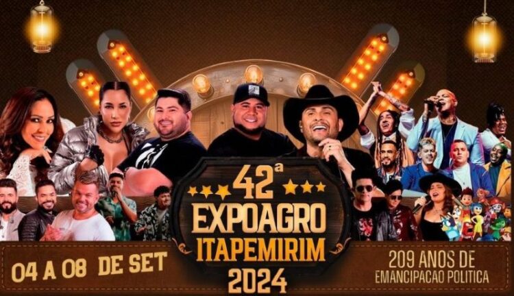 42ª Expoagro Itapemirim. Confira a programação completa!