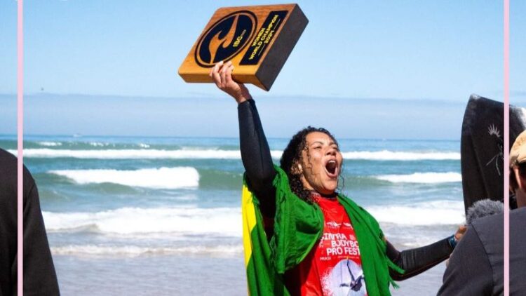 [Esporte] Capixaba de coração, Maíra Viana é campeã mundial de bodyboarding, em Portugal